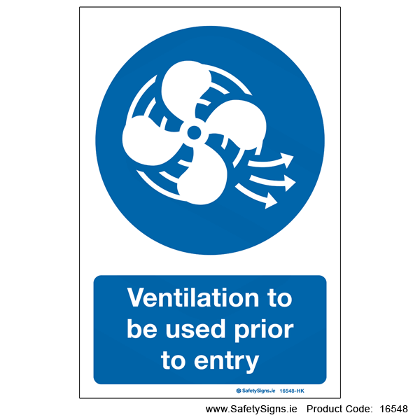 Ventilation to be Used - 16548