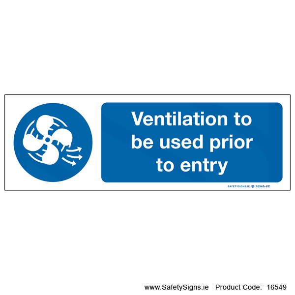 Ventilation to be Used - 16549