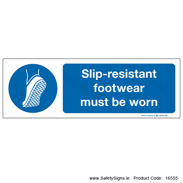 Wear Slip Resistant Footwear - 16555