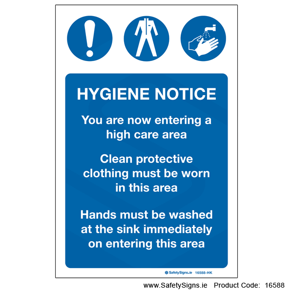 Hygiene Notice - 16588