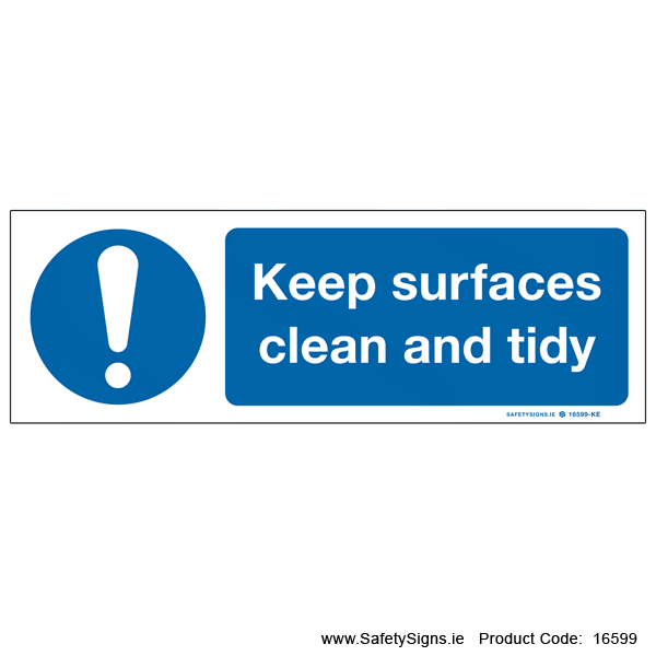 Keep Surfaces Clean and Tidy - 16599