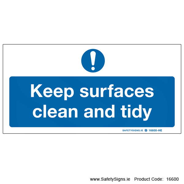 Keep Surfaces Clean and Tidy - 16600