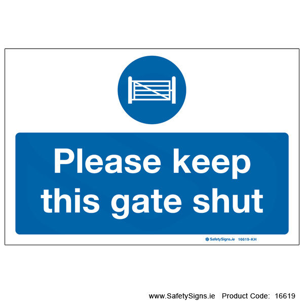 Keep Gate Shut - 16619