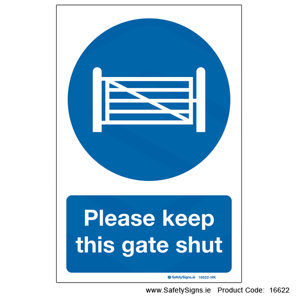 Keep Gate Shut - 16622