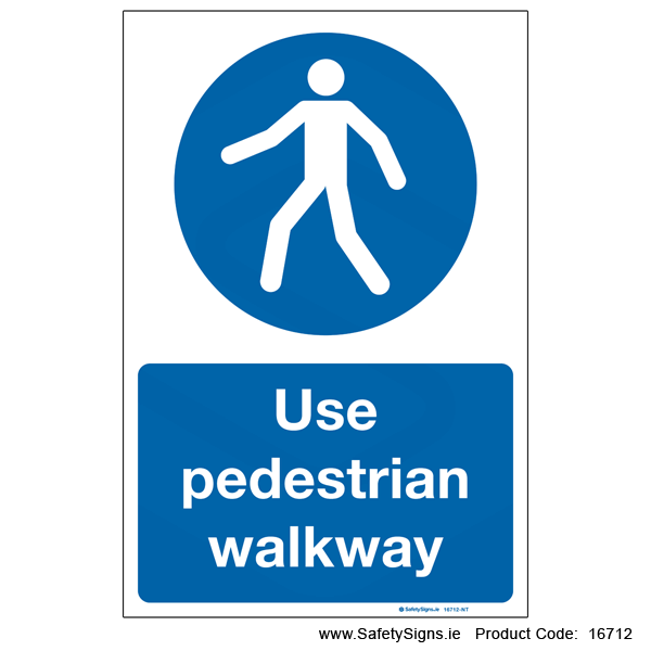 Use Pedestrian Walkway - 16712