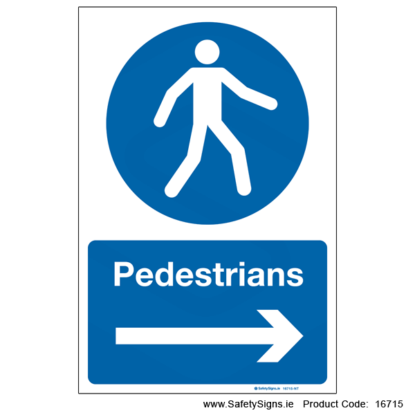 Pedestrians - Arrow Right - 16715