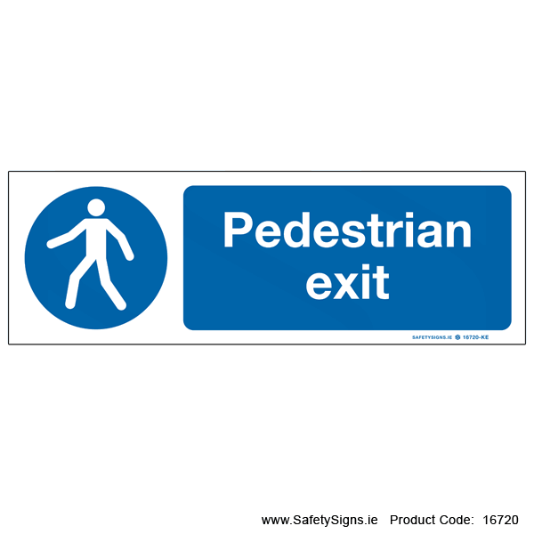 Pedestrian Exit - 16720