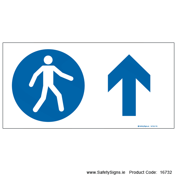 Pedestrians - Arrow Up - 16732