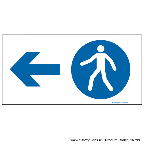 Pedestrians - Arrow Left - 16733