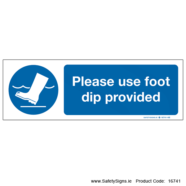 Please use Foot Dip - 16741
