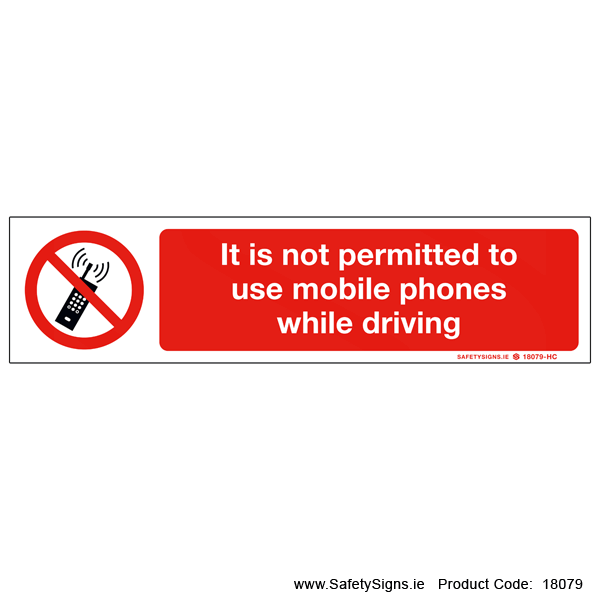 Mobile Phones Prohibited - 18079