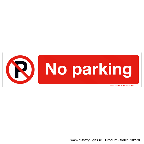 No Parking - 18278