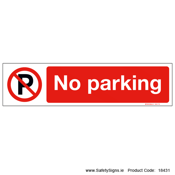 No Parking - 18431