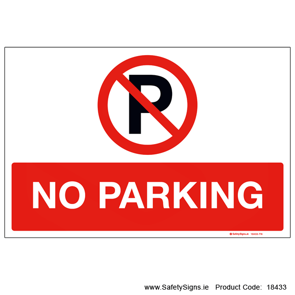 No Parking - 18433
