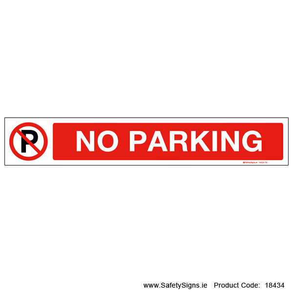 No Parking - 18434