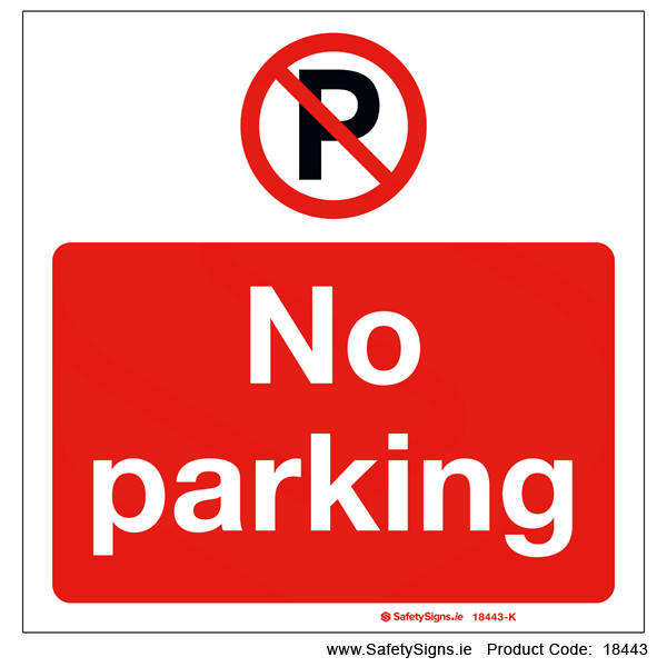 No Parking - 18443