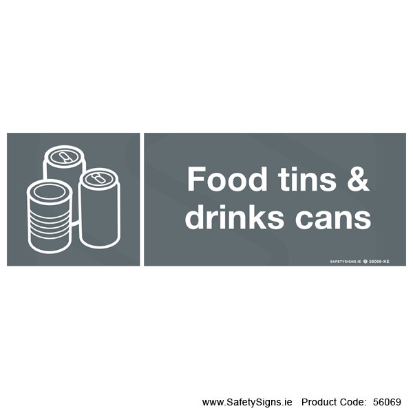 Food Tins and Drinks Cans - 56069