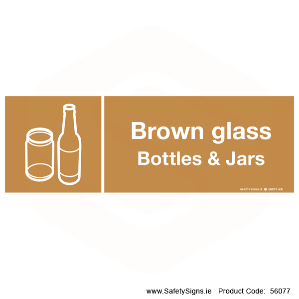 Brown Glass Bottles and Jars - 56077