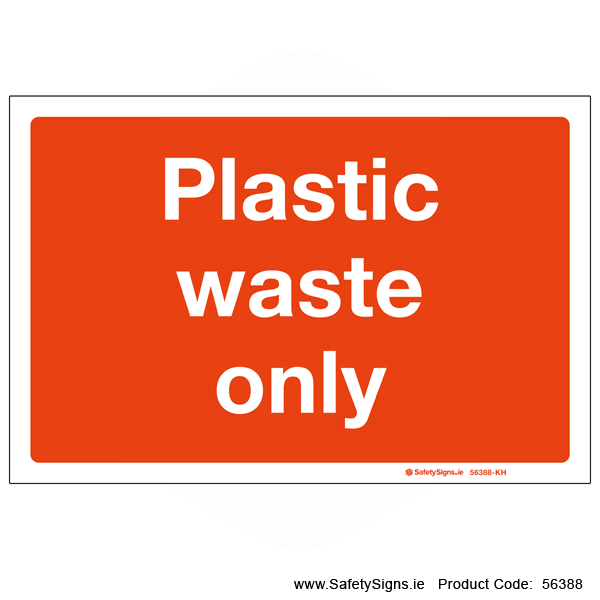 Plastic Waste Only - 56388
