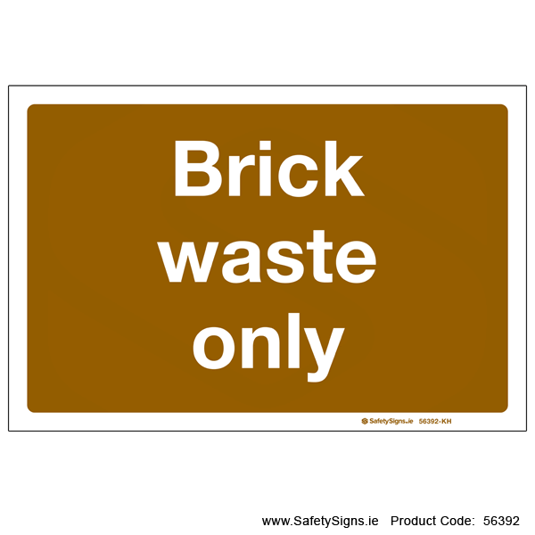 Brick Waste Only - 56392