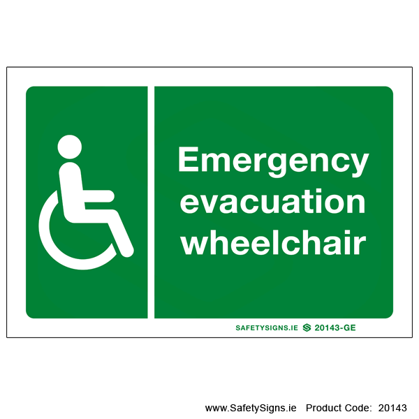 Emergency Evacuation Wheelchair - 20143