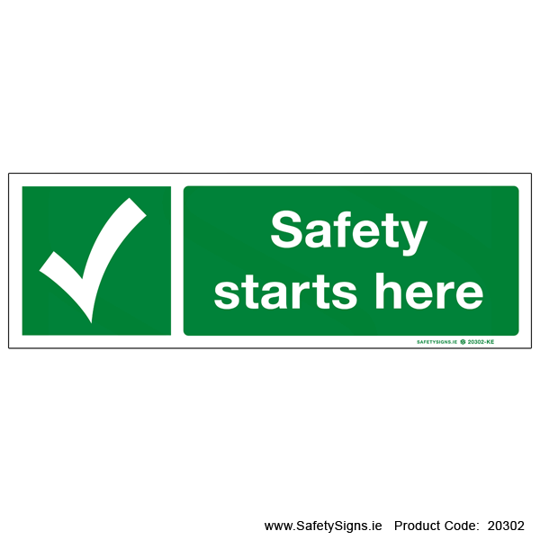 Safety Starts Here - 20302