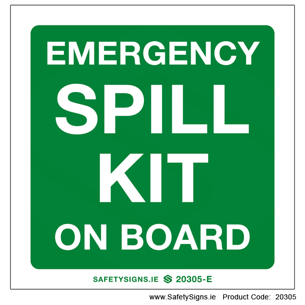 Emergency Spill Kit - 20305