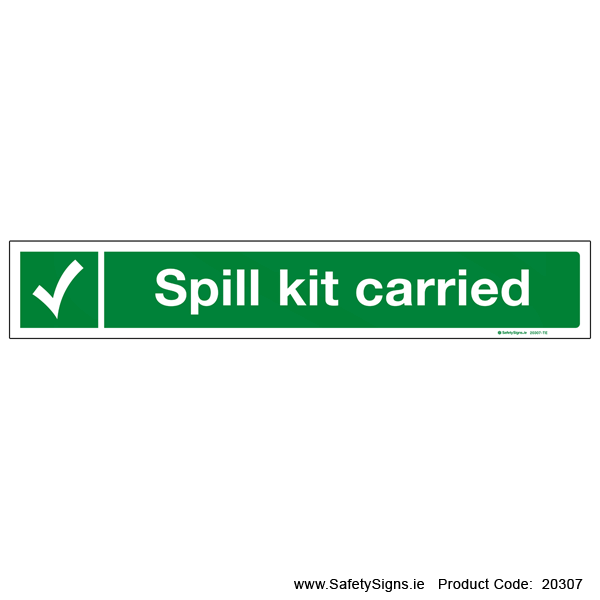 Spill Kit Carried - 20307