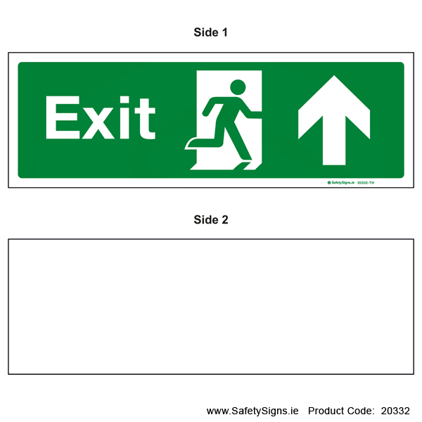 Exit SG103 Arrow Up - Suspending - 20332