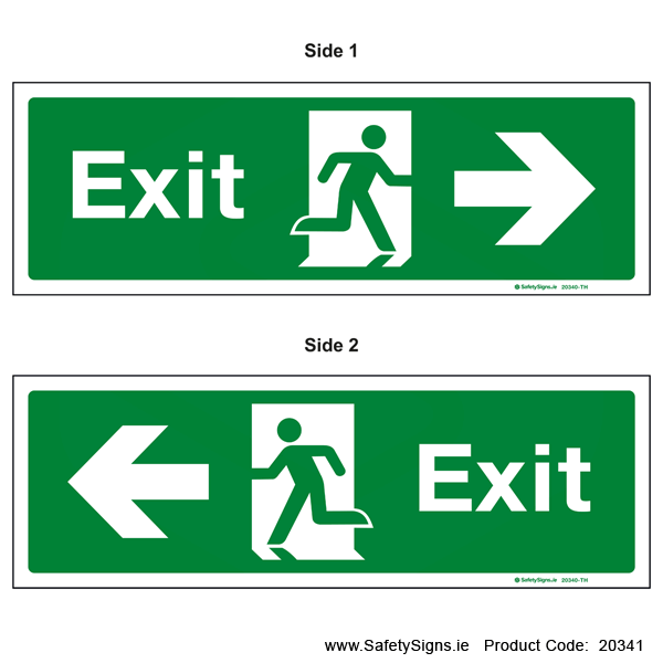 Exit SG103 Arrow Left or Right - Suspending - 20341