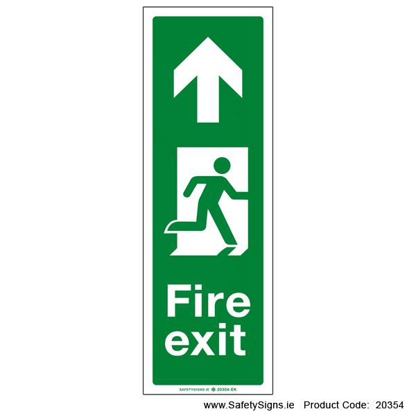 Fire Exit SG111 Arrow Up - 20354