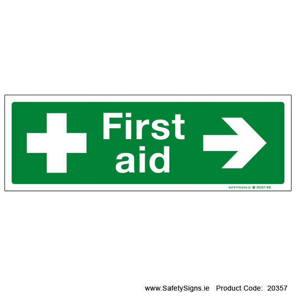 First Aid - Arrow Right - 20357