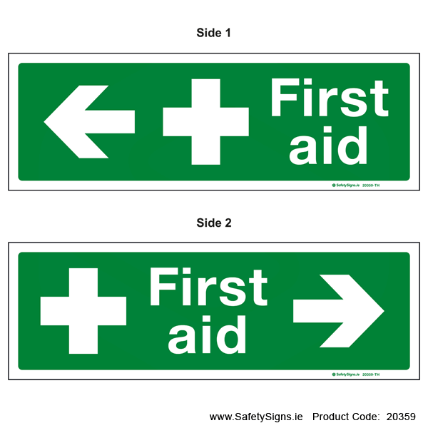 First Aid - Arrow Left or Right - Suspending - 20359