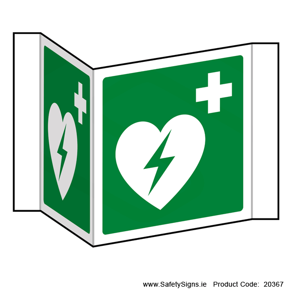 Automated External Heart Defibrillator - PanoSign - 20367