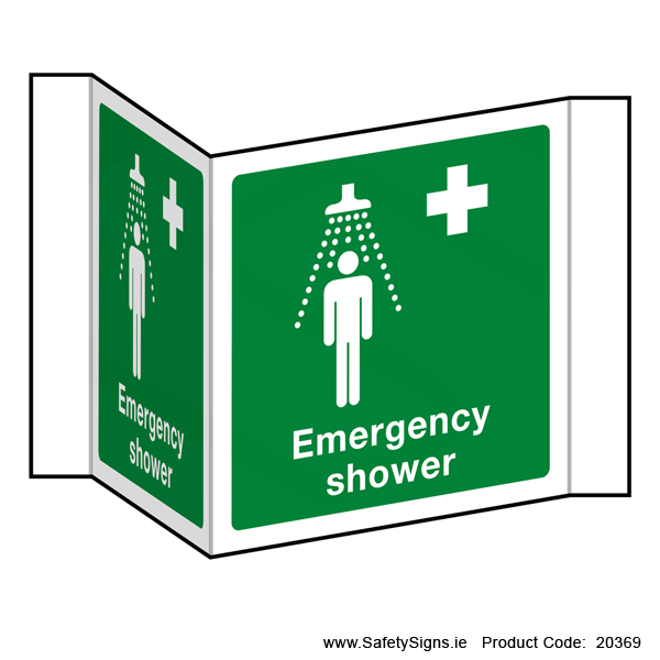Emergency Shower - PanoSign - 20369