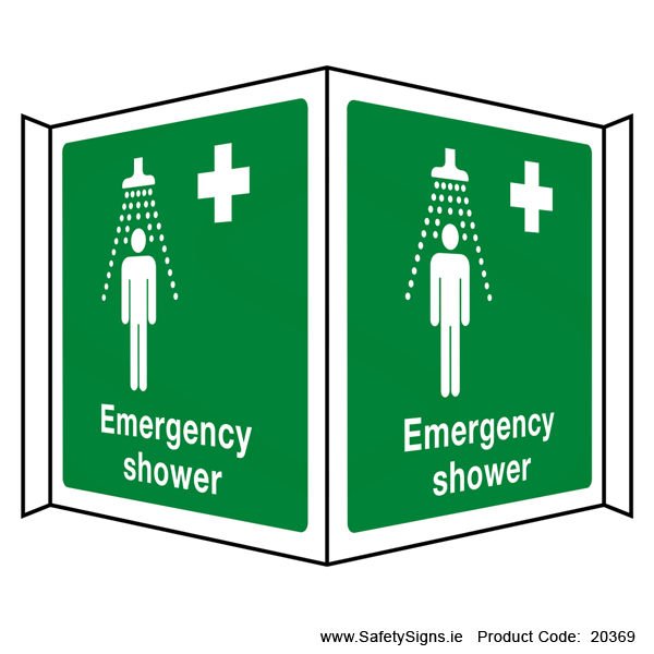 Emergency Shower - PanoSign - 20369
