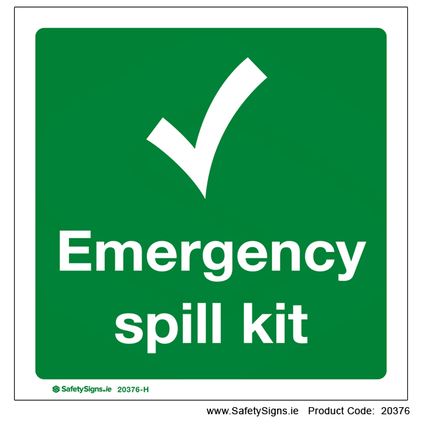 Emergency Spill Kit - PanoSign - 20376