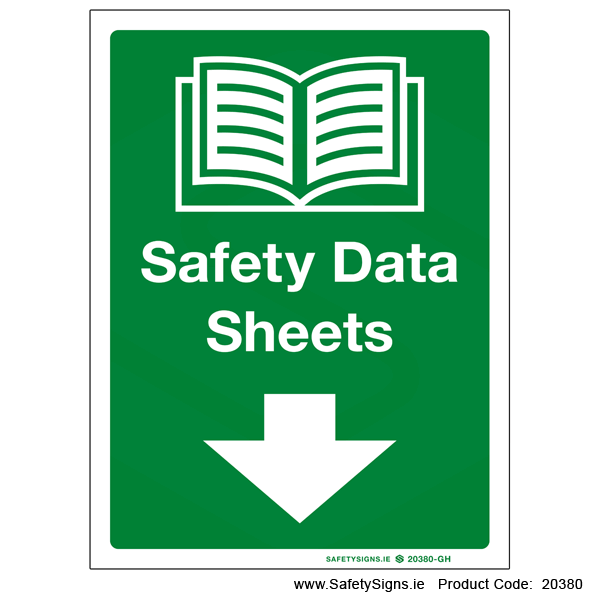 Safety Data Sheets (SDS) - Arrow Down - 20380