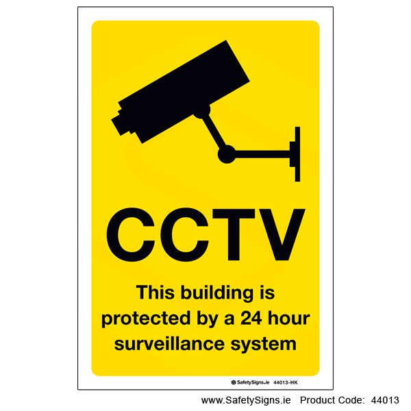 Building protected by 24 hour CCTV - 44013