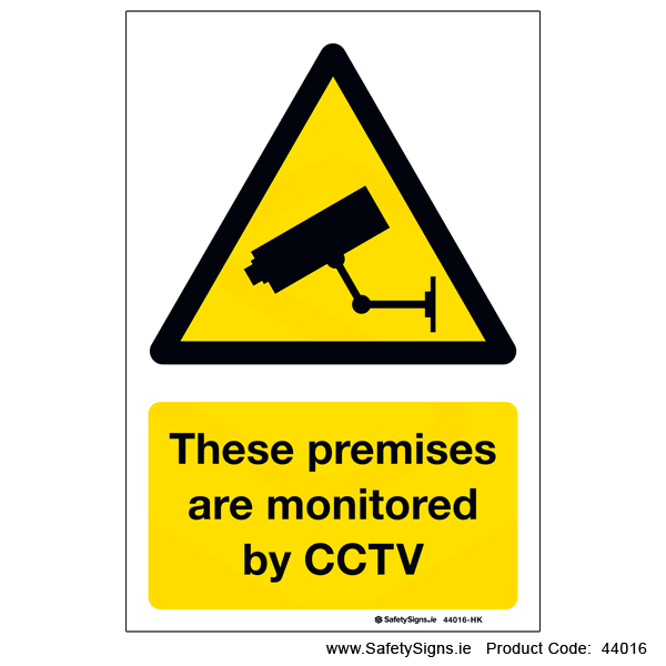 Premises Monitored by CCTV - 44016
