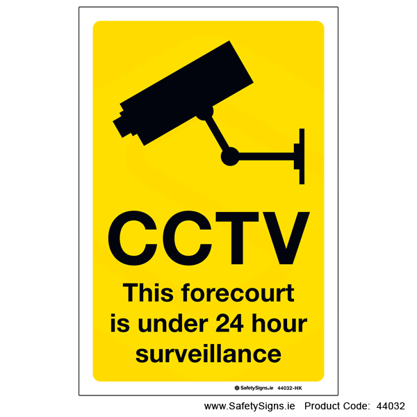 Forecourt under 24 hour Surveillance - 44032