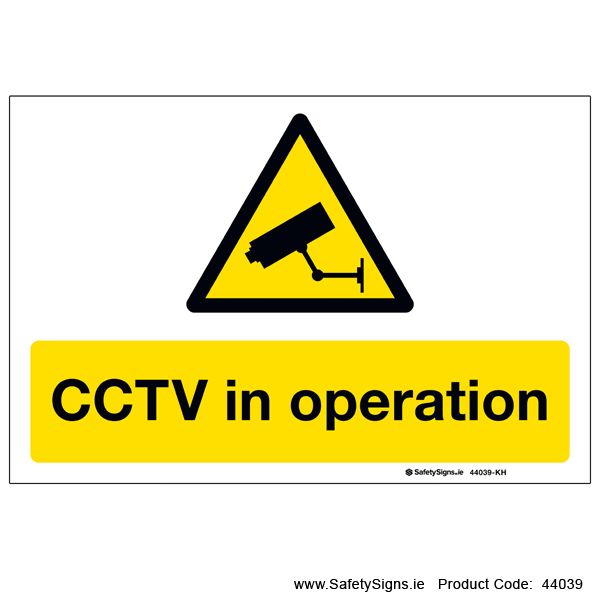 CCTV in Operation - 44039