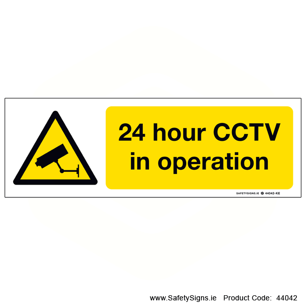 24 hour CCTV in Operation - 44042