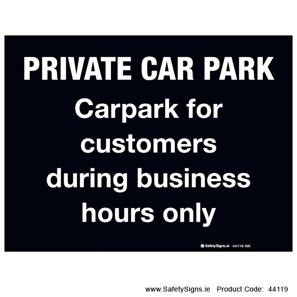 Private Car Park - 44119