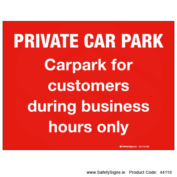 Private Car Park - 44119