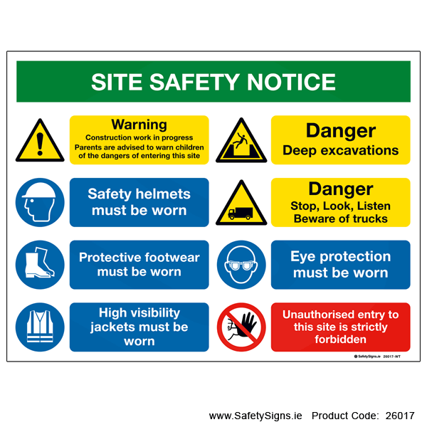 Site Safety Notice - 26017