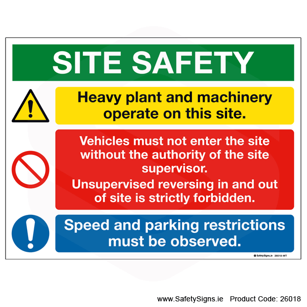 Site Safety Notice - 26018