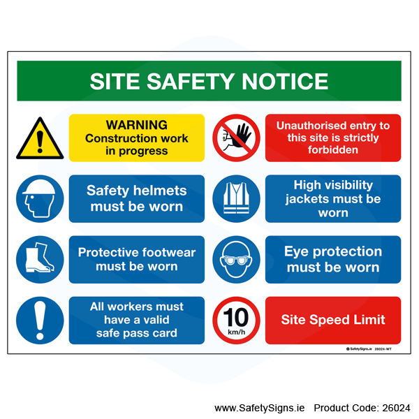 Site Safety Notice - 26024