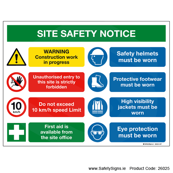 Site Safety Notice - 26025