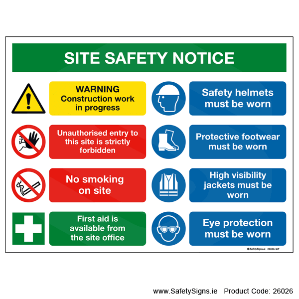 Site Safety Notice - 26026